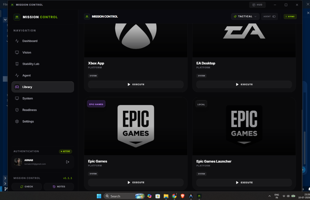 Library Launcher